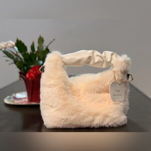 Elegant Faux Fur Handbag